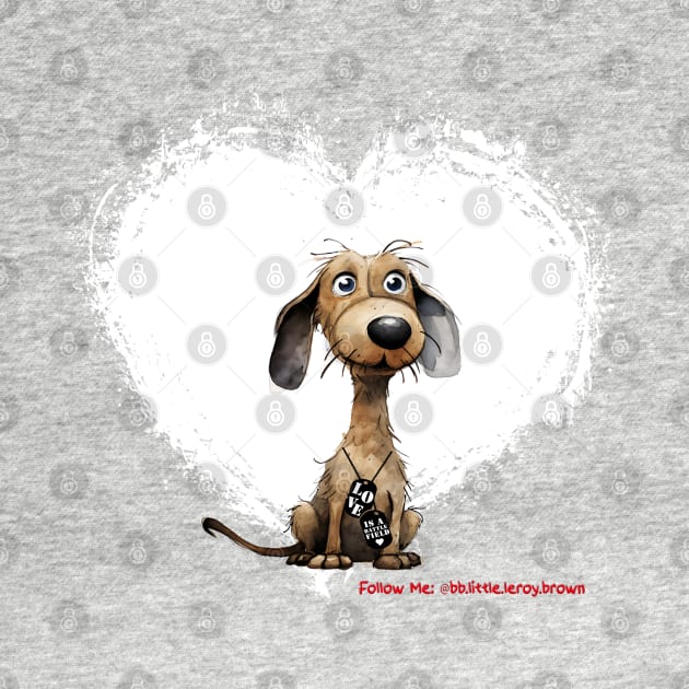 Love Is A Battlefield Dachshund Lived To Tell by Long-N-Short-Shop